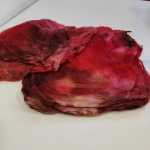 Копринени кърпички,  18 гр multi red