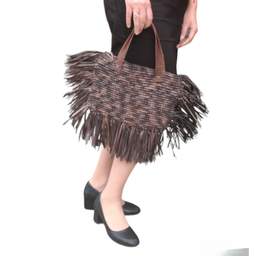 Чанта от рафия "Meланж" Чанта от рафия "Meланж"