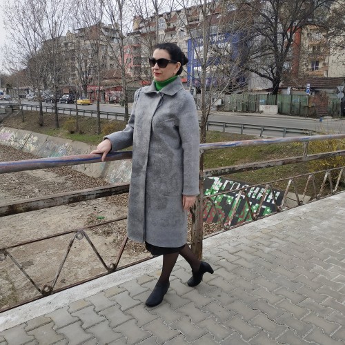 Палто "Сива нежност" Палто "Сива нежност"