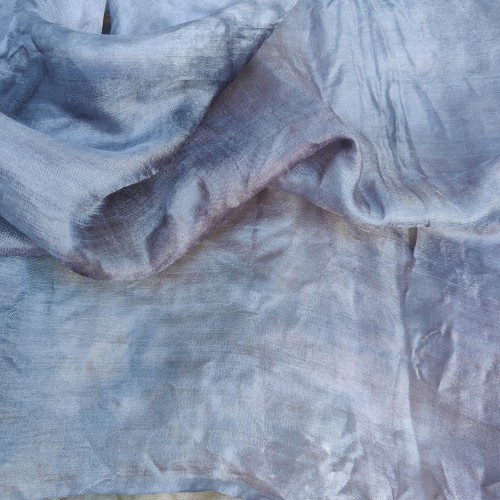 Естественна коприна,  ГАЗ  серый, 45 cm