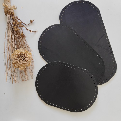 Кожена основа за чанти цвят черен Кожена основа за чанти цвят черен