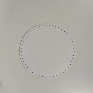 Кожена основа за чанти 20 см, бял цвят Кожена основа за чанти 20 см, бял цвят