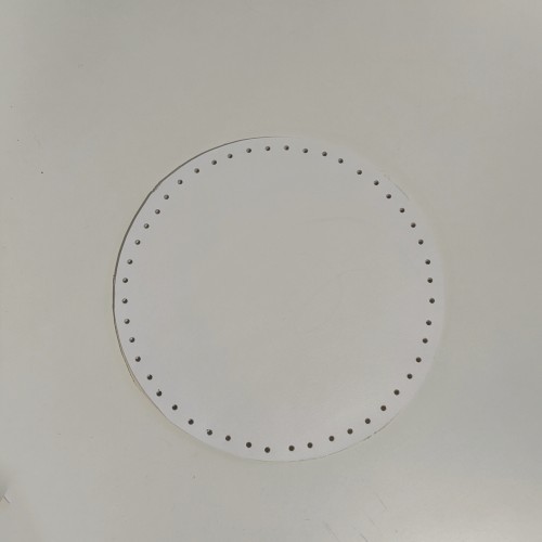 Кожена основа за чанти 20 см, бял цвят Кожена основа за чанти 20 см, бял цвят