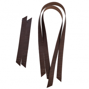 Дръжки за чанта естествена кожа, кофяв цвят