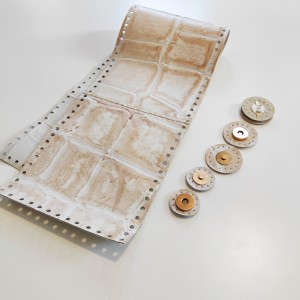 Комплект за чанта от бежева 100% кожа Комплект за чанта от бежева 100% кожа