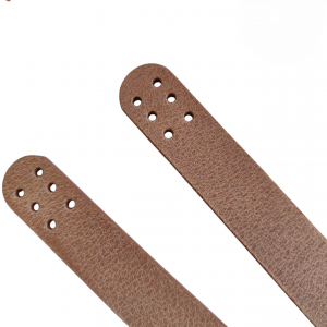 Кожени дръжки за чанта - бежев цвят Кожени дръжки за чанта - бежев цвят