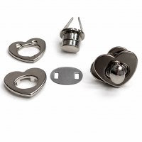  Метална закопчалка за  чанти 31 mm, сребро