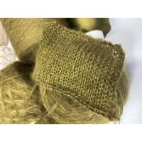 Уникален микс от две италиански прежди цвят Khaki