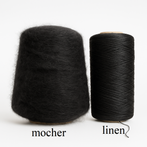 Уникален микс от две италиански прежди Уникален микс от две италиански прежди