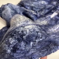 Коприненото одеяло Mulberry  цвят син