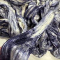 Топс Mulberry Eri Silk Top Ери копринен топс от Индия Сапфирена мъгла