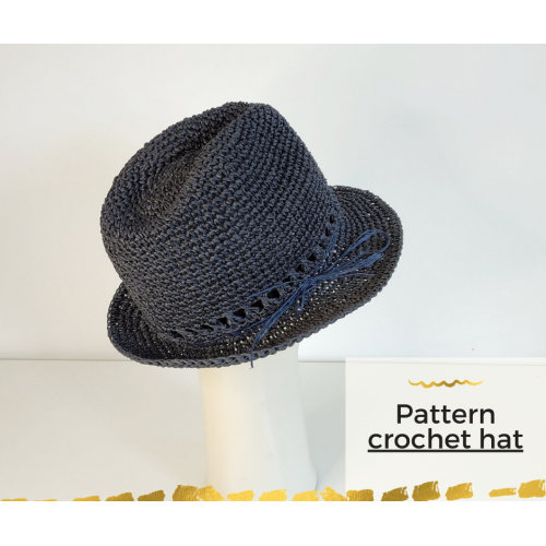 Схема за шапка "Синя лято" Схема за шапка "Синя лято"