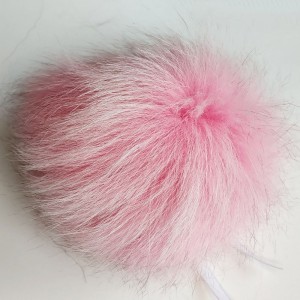 Помпон от естествена кожа 13-15 cm