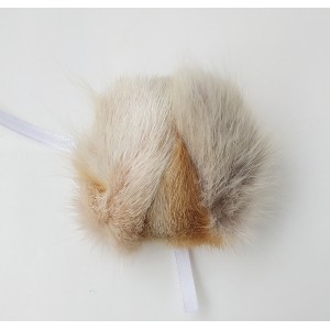 Помпон нежно-бежев 8 cm