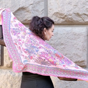 Шал "Розов букет" Шал "Розов букет"