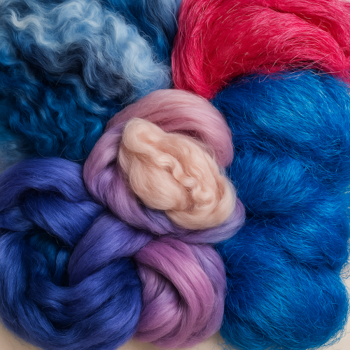 Комплект от вискоза за плъстене 50 гр Комплект от вискоза за плъстене 50 гр