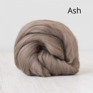 Австралийски меринос 70% екстрафина и 30% коприна Туса, цвят Ash