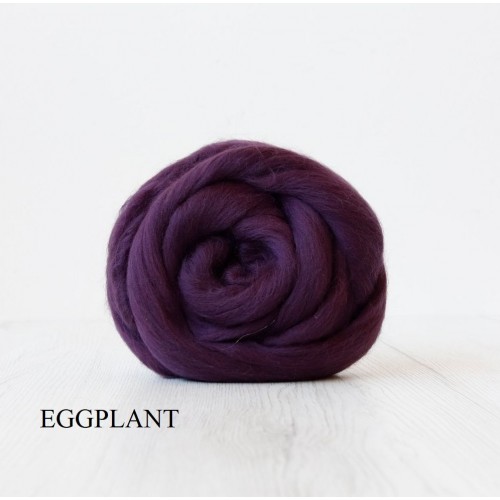 Австралийски меринос 19 мкр цвят EGGPLANT Австралийски меринос 19 мкр цвят EGGPLANT