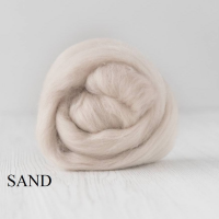 Австралийски меринос 70% екстрафина и 30% коприна Туса, цвят SAND
