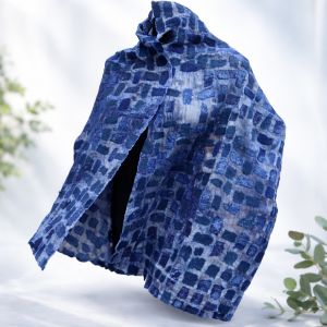 Дизайнерски шал  "Син вятър""