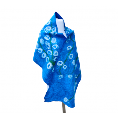 Плъстен шал "Ярък Залез" Плъстен шал "Ярък Залез"