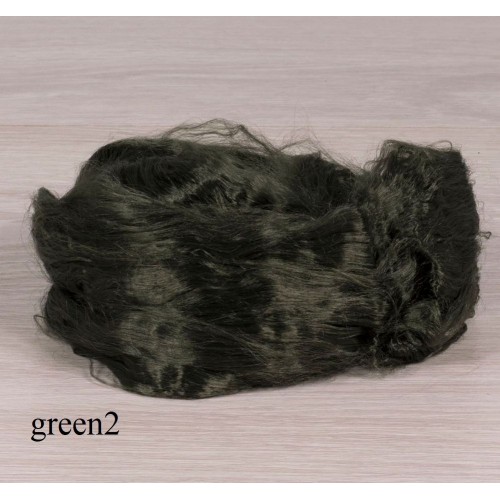 Вискоза За Плъстене 50 гр. 14-16 мик. ЗЕЛЕН 2 Вискоза За Плъстене 50 гр. 14-16 мик. ЗЕЛЕН 2