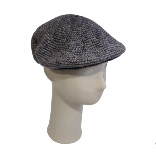 Плетен каскет сив