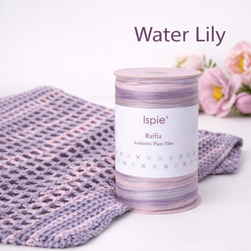 Прежда рафия 100% вискоза,  цвят Water Lily SD6