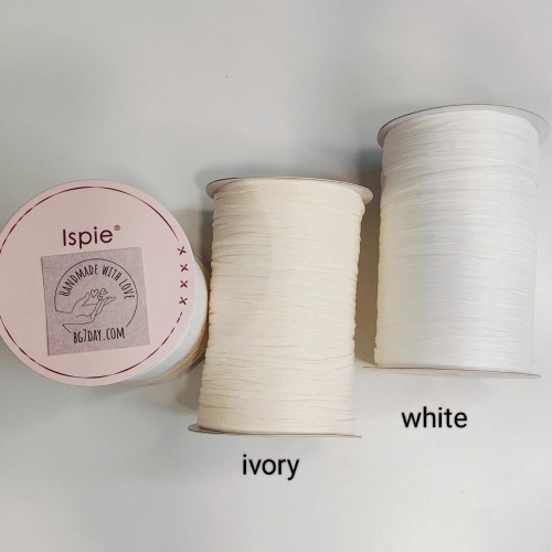 Прежда рафия Ispie 100% вискоза цвят IVORI 105F Прежда рафия Ispie 100% вискоза цвят IVORI 105F