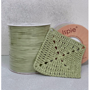 Прежда рафия Ispie 100% вискоза Green Tea 121F Прежда рафия Ispie 100% вискоза Green Tea 121F