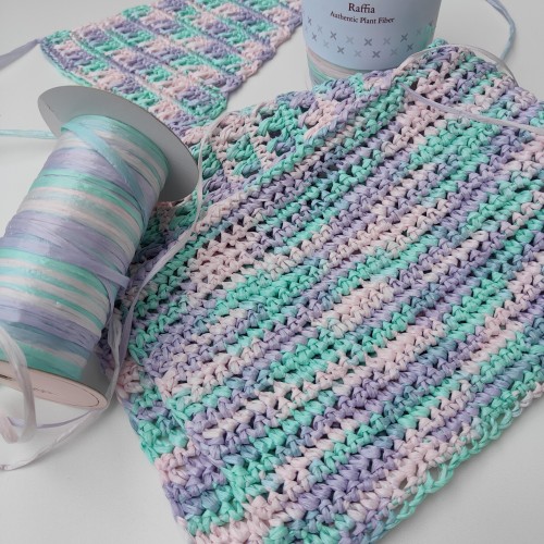 Прежда рафия 100% вискоза, цвят Spring Garden Прежда рафия 100% вискоза, цвят Spring Garden