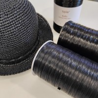 Прежда рафия Ispie 100% вискоза цвят   Black Pearl 226A