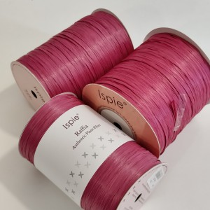 Прежда рафия Ispie 100% вискоза, цвят Burgundy Прежда рафия Ispie 100% вискоза, цвят Burgundy