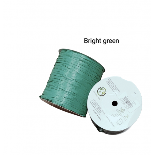 Прежда рафия Ispie 100% вискоза цвят Bright green Прежда рафия Ispie 100% вискоза цвят Bright green