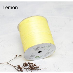Прежда рафия Ispie 100% вискоза, цвят Lemon 105B Прежда рафия Ispie 100% вискоза, цвят Lemon 105B