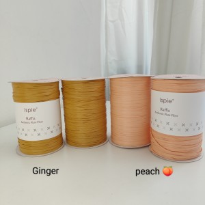 Прежда рафия 100% вискоза, цвят Peach Прежда рафия 100% вискоза, цвят Peach