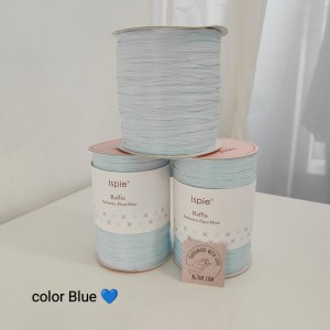 Прежда рафия Ispie 100% вискоза цвят Blue 103A Прежда рафия Ispie 100% вискоза цвят Blue 103A