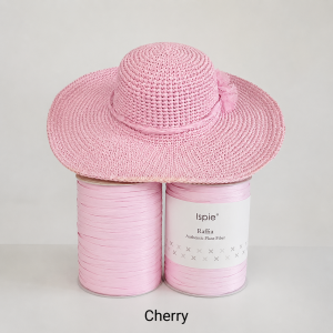 Прежда рафия Yarn raffia ispie,  цвят Cherry 