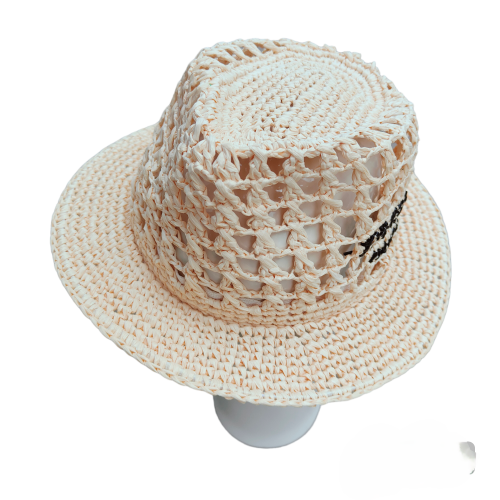 Сламена шапка  "Отражение на светлината"