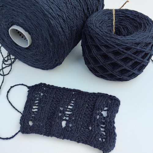 Прежда Zegna Baruffa "Black" 30% коприна , 70% памук Прежда Zegna Baruffa "Black" 30% коприна , 70% памук