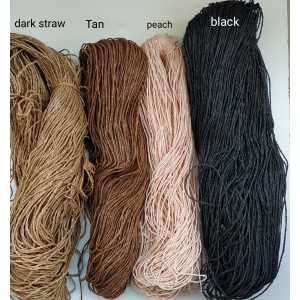 Прежда рафия цвят черен Прежда рафия цвят черен