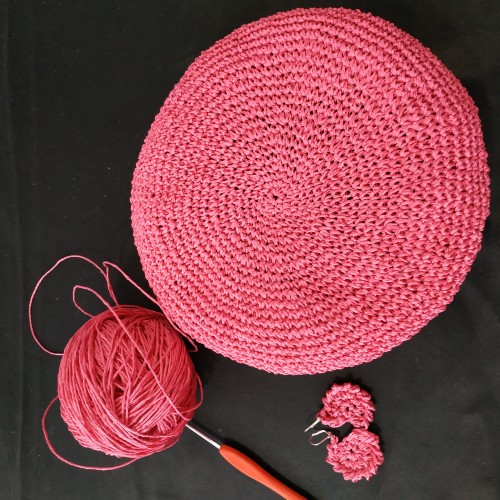 Прежда рафия цвят fuchsia Прежда рафия цвят fuchsia