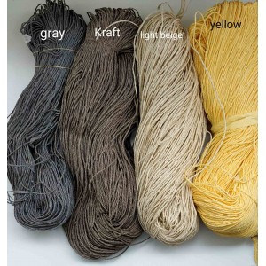 Прежда рафия цвят светло бежев Прежда рафия цвят светло бежев