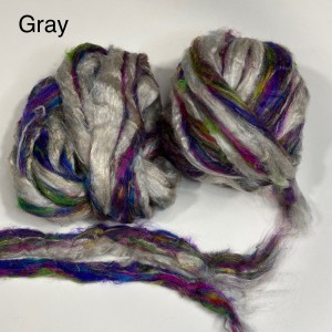 Коприна Сари, 14гр цвят сив Коприна Сари, 14гр цвят сив