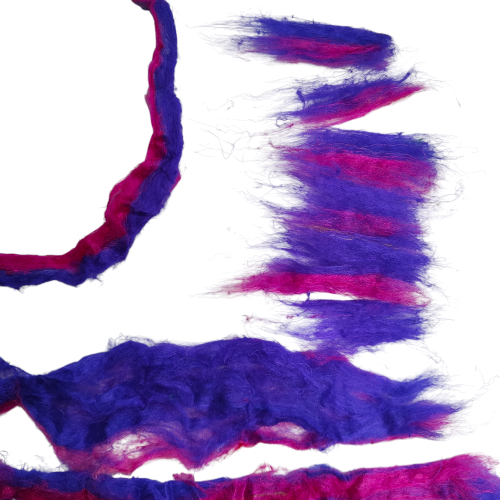 Коприна Сари, 14гр цвят розово-син Коприна Сари, 14гр цвят розово-син