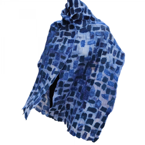 Дизайнерски шал "Син вятър"" Дизайнерски шал "Син вятър""