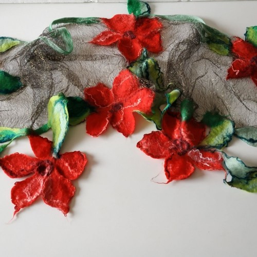 ༺✿༻ Творческа работилница за шалове "Ярко цвете ༺✿༻ ༺✿༻ Творческа работилница за шалове "Ярко цвете ༺✿༻