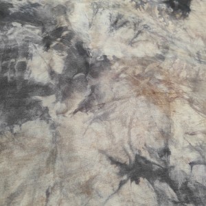 Естественна коприна excelsior, цвят сиво-черно-бежев 90-95 cm