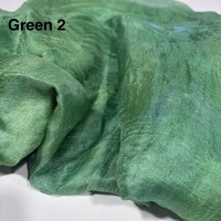 Маргиланска естественна коприна, GREEN зелен