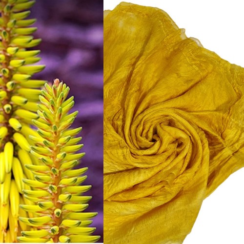 Маргиланска естественна коприна, yellow Маргиланска естественна коприна, yellow